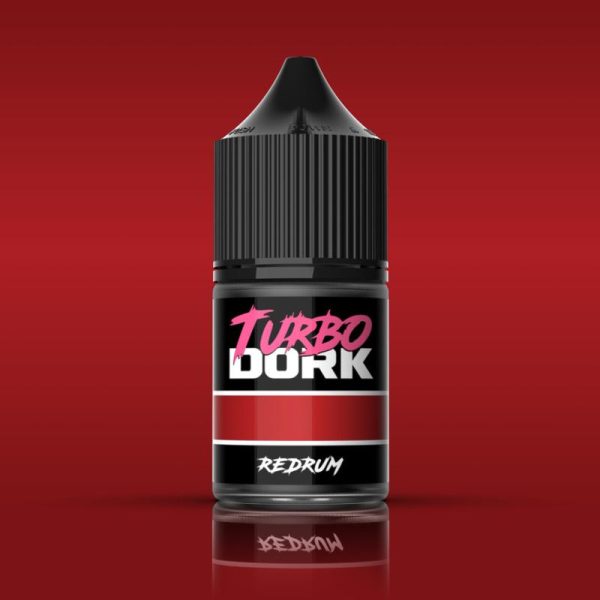 Turbo Dork Turbo Dork: Redrum Metallic Acrylic Paint 22ml Bottle - TDK025656 - 850052885656