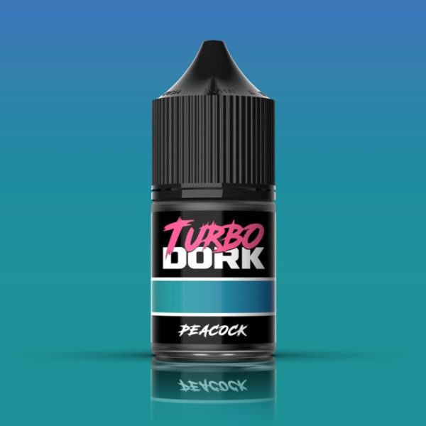 Turbo Dork Turbo Dork: Peacock TurboShift Acrylic Paint 22ml Bottle - TDK015564 - 850052885564