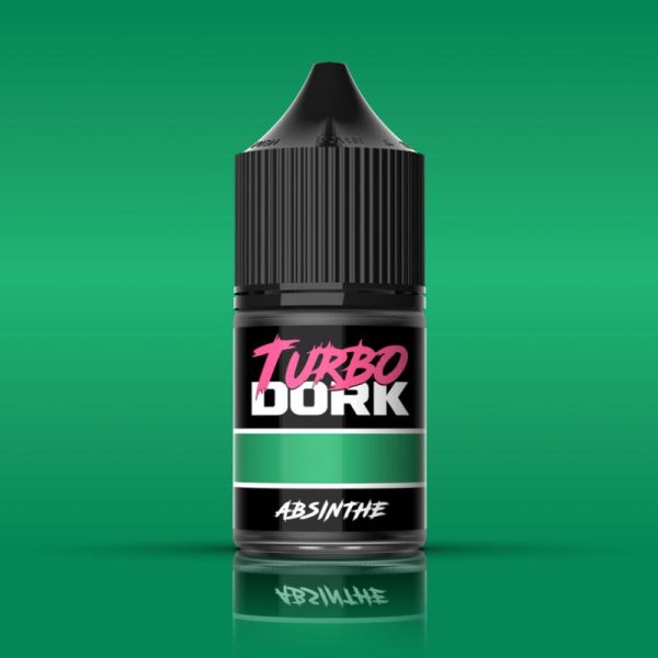 Turbo Dork Turbo Dork: Absinthe Metallic Acrylic Paint 22ml Bottle - TDK025076 - 850052885076