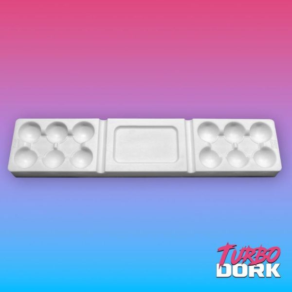 Turbo Dork Turbo Dork: Large White Non-Stick Silicone Dry Palette - TDK055021 - 850052885021