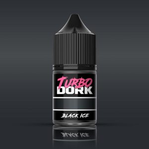 Turbo Dork Turbo Dork: Black ICE Metallic Acrylic Paint 22ml Bottle - TDK025120 - 850052885120