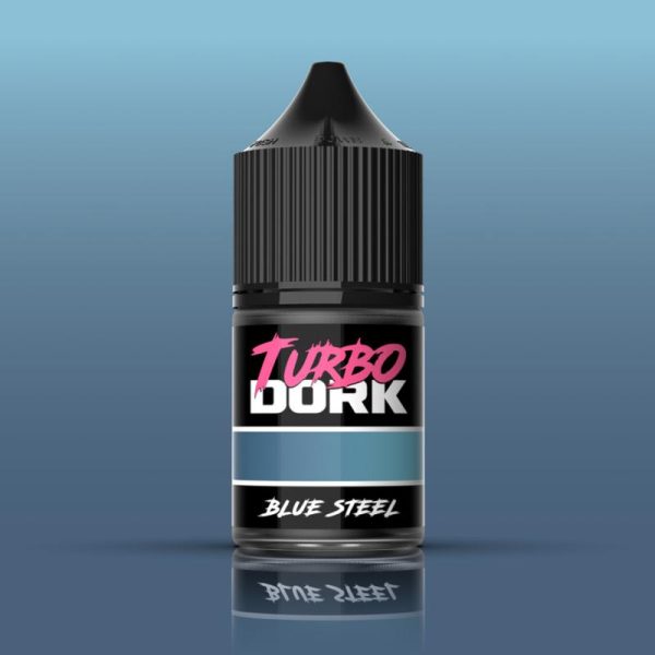 Turbo Dork Turbo Dork: Blue Steel Metallic Acrylic Paint 22ml Bottle - TDK025151 - 850052885151