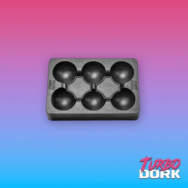 Turbo Dork    Turbo Dork: Small Black Non-Stick Silicone Dry Palette - TDK055052 - 850052885052