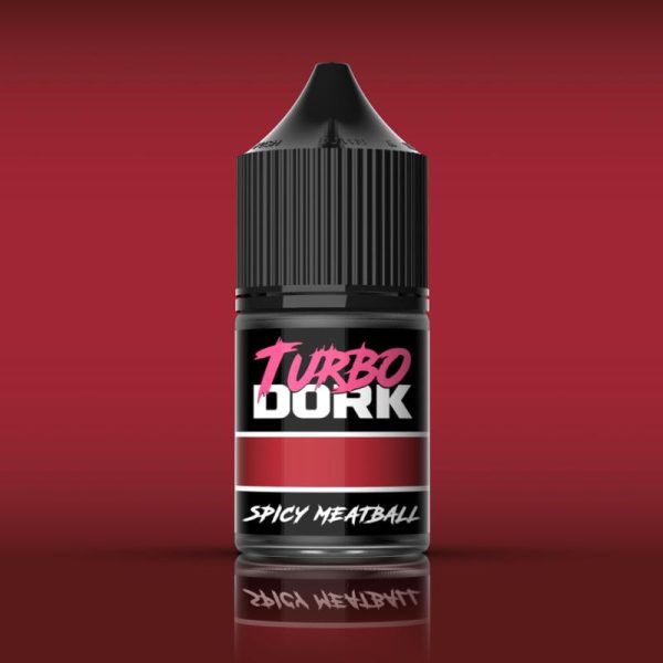Turbo Dork Turbo Dork: Spicy Meatball Metallic Acrylic Paint 22ml Bottle - TDK025755 - 850052885755