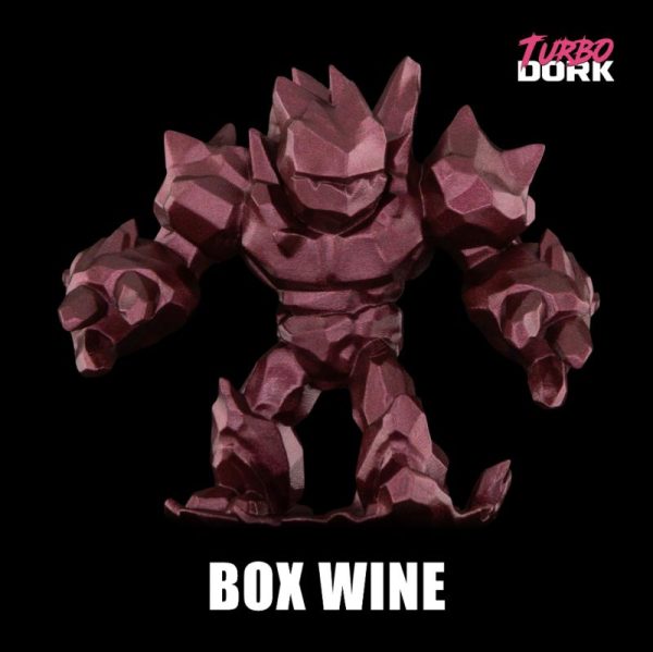 Turbo Dork    Turbo Dork: Box Wine Metallic Acrylic Paint 22ml Bottle - TDK025168 - 850052885168