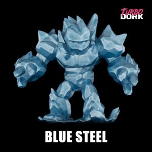 Turbo Dork    Turbo Dork: Blue Steel Metallic Acrylic Paint 22ml Bottle - TDK025151 - 850052885151