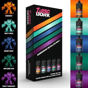 Turbo Dork    Overdrive Metallics Box 1 (5 Bottles of Paint) - TDK021444 - 850085781444