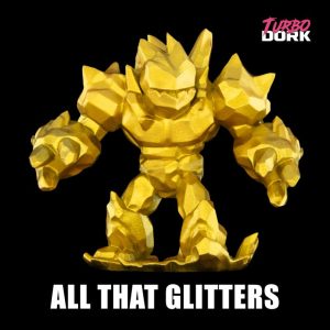 Turbo Dork    Turbo Dork: All That Glitters Metallic Acrylic Paint 22ml Bottle - TDK025090 - 850052885090