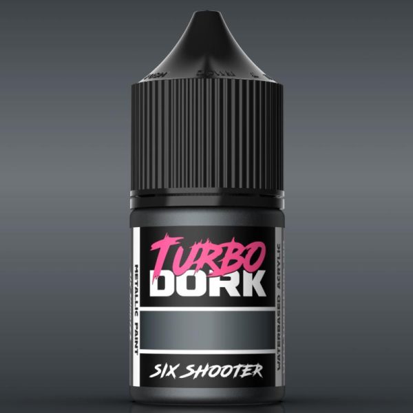 Turbo Dork    Turbo Dork: Six Shooter Metallic Acrylic Paint 22ml Bottle - TDK025724 - 850052885724