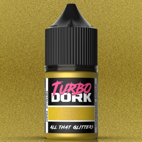 Turbo Dork Turbo Dork: All That Glitters Metallic Acrylic Paint 22ml Bottle - TDK025090 - 850052885090