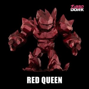 Turbo Dork    Turbo Dork: Red Queen Metallic Acrylic Paint 22ml Bottle - TDK025649 - 850052885649