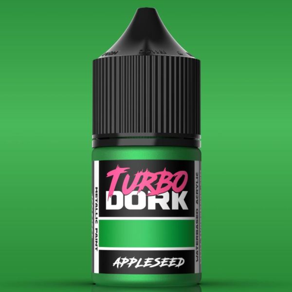 Turbo Dork    Turbo Dork: Apple Seed Metallic Acrylic Paint 22ml Bottle - TDK025106 - 850052885106