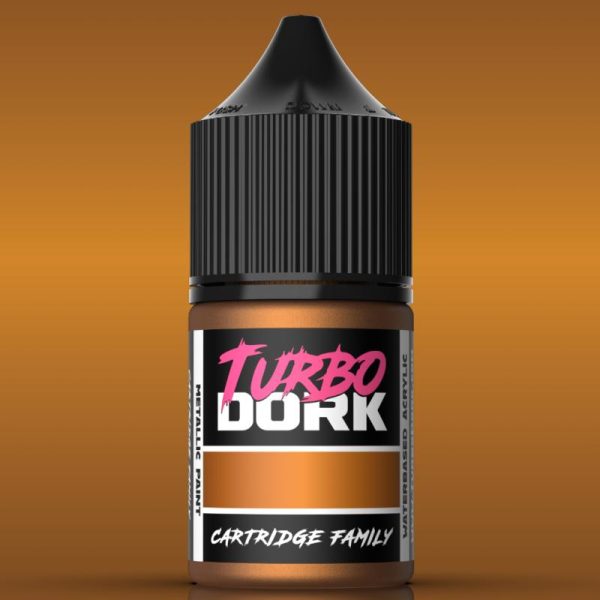 Turbo Dork    Turbo Dork: Cartridge Family Metallic Acrylic Paint 22ml Bottle - TDK025144 - 850052885144