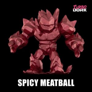 Turbo Dork    Turbo Dork: Spicy Meatball Metallic Acrylic Paint 22ml Bottle - TDK025755 - 850052885755