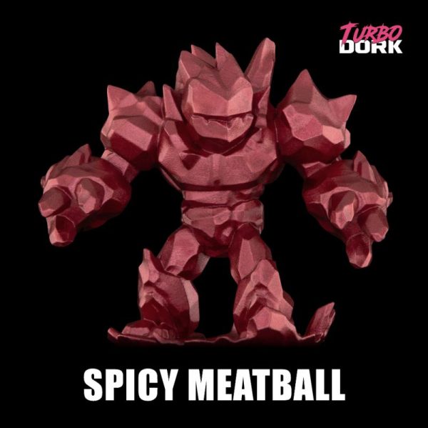 Turbo Dork Turbo Dork: Spicy Meatball Metallic Acrylic Paint 22ml Bottle - TDK025755 - 850052885755