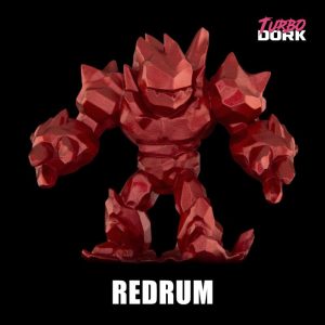 Turbo Dork    Turbo Dork: Redrum Metallic Acrylic Paint 22ml Bottle - TDK025656 - 850052885656