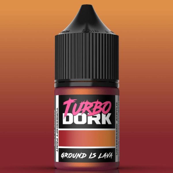 Turbo Dork    Turbo Dork: Ground Is Lava TurboShift Acrylic Paint 22ml Bottle - TDK015397 - 850052885397