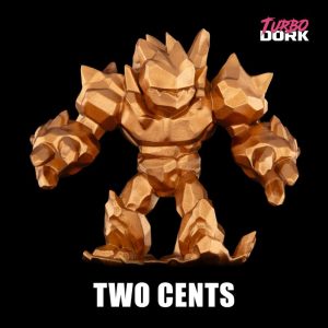 Turbo Dork    Turbo Dork: Two Cents Metallic Acrylic Paint 22ml Bottle - TDK025830 - 850052885830
