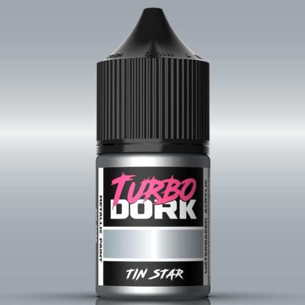 Turbo Dork    Turbo Dork: Tin Star Metallic Acrylic Paint 22ml Bottle - TDK025809 - 850052885809