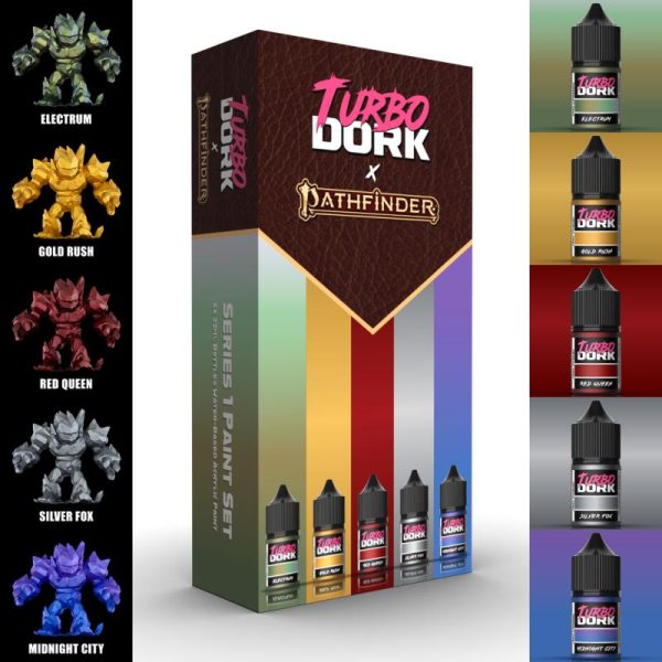 Turbo Dork Pathfinder X Turbo Dork Series 1 Paint Set (5 Bottles of Paint) - TDK051239 - 850085781239