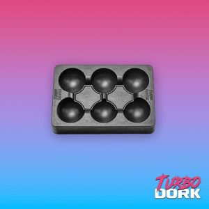 Turbo Dork Turbo Dork: Small Black Non-Stick Silicone Dry Palette - TDK055052 - 850052885052