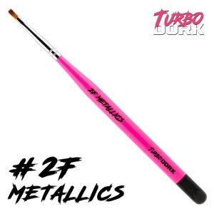 Turbo Dork    Fauxlinsky Brush Single Metallics Size #2F - TDK051048 - 850085781048