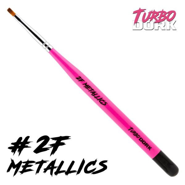 Turbo Dork    Fauxlinsky Brush Single Metallics Size #2F - TDK051048 - 850085781048