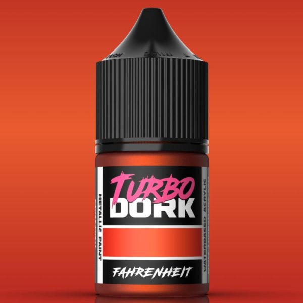 Turbo Dork    Turbo Dork: Fahrenheit Metallic Acrylic Paint 22ml Bottle - TDK025335 - 850052885335