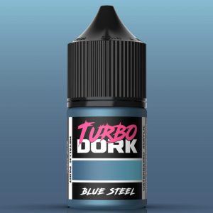Turbo Dork    Turbo Dork: Blue Steel Metallic Acrylic Paint 22ml Bottle - TDK025151 - 850052885151