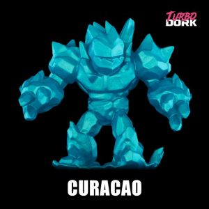 Turbo Dork    Turbo Dork: Curacao Metallic Acrylic Paint 22ml Bottle - TDK025236 - 850052885236
