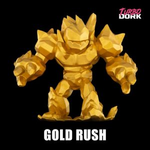 Turbo Dork    Turbo Dork: Gold Rush Metallic Acrylic Paint 22ml Bottle - TDK025366 - 850052885366